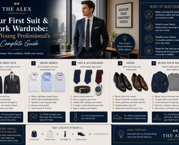 First suit and work wardrobe guide for young professionals — The Alex Fashion House Phuket