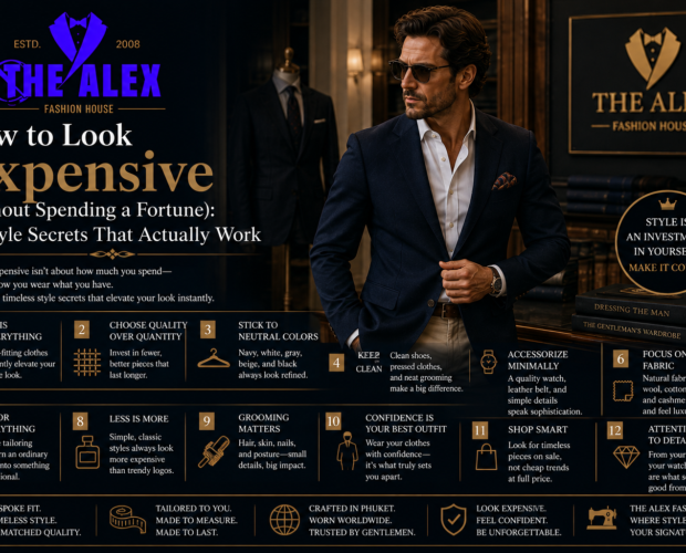 How to look expensive without spending a fortune — style secrets from The Alex Fashion House Phuket