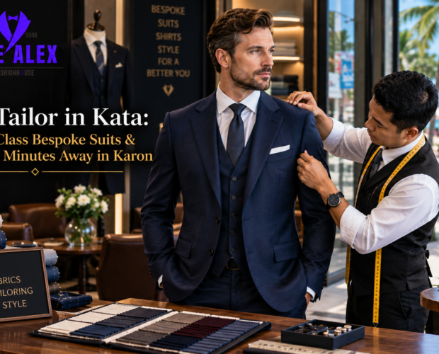 Best tailor in Kata Phuket — The Alex Fashion House bespoke suits and shirts minutes away in Karon