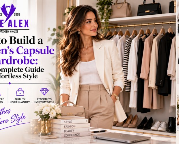 How to build a women's capsule wardrobe — versatile tailoring from The Alex Fashion House Karon Phuket Thailand