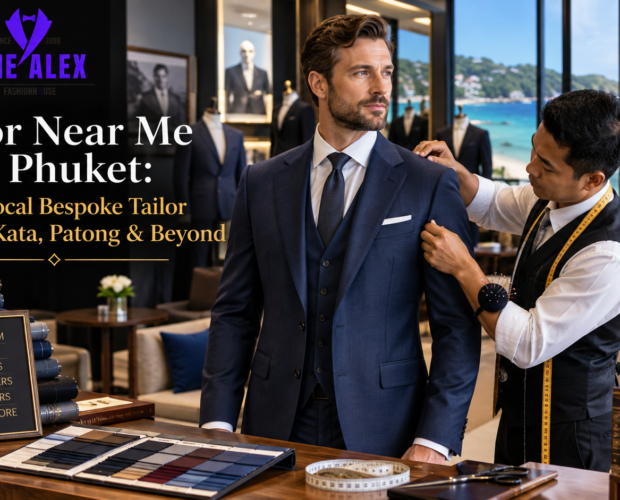 Tailor near me in Phuket — The Alex Fashion House bespoke tailor in Karon serving Kata, Patong and nearby areas