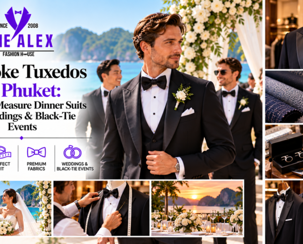 Bespoke tuxedos in Phuket — made-to-measure dinner suits, The Alex Fashion House Karon