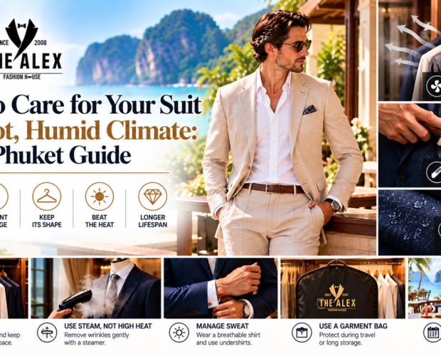 How to care for a suit in a hot, humid climate — Phuket suit care guide from The Alex Fashion House Karon