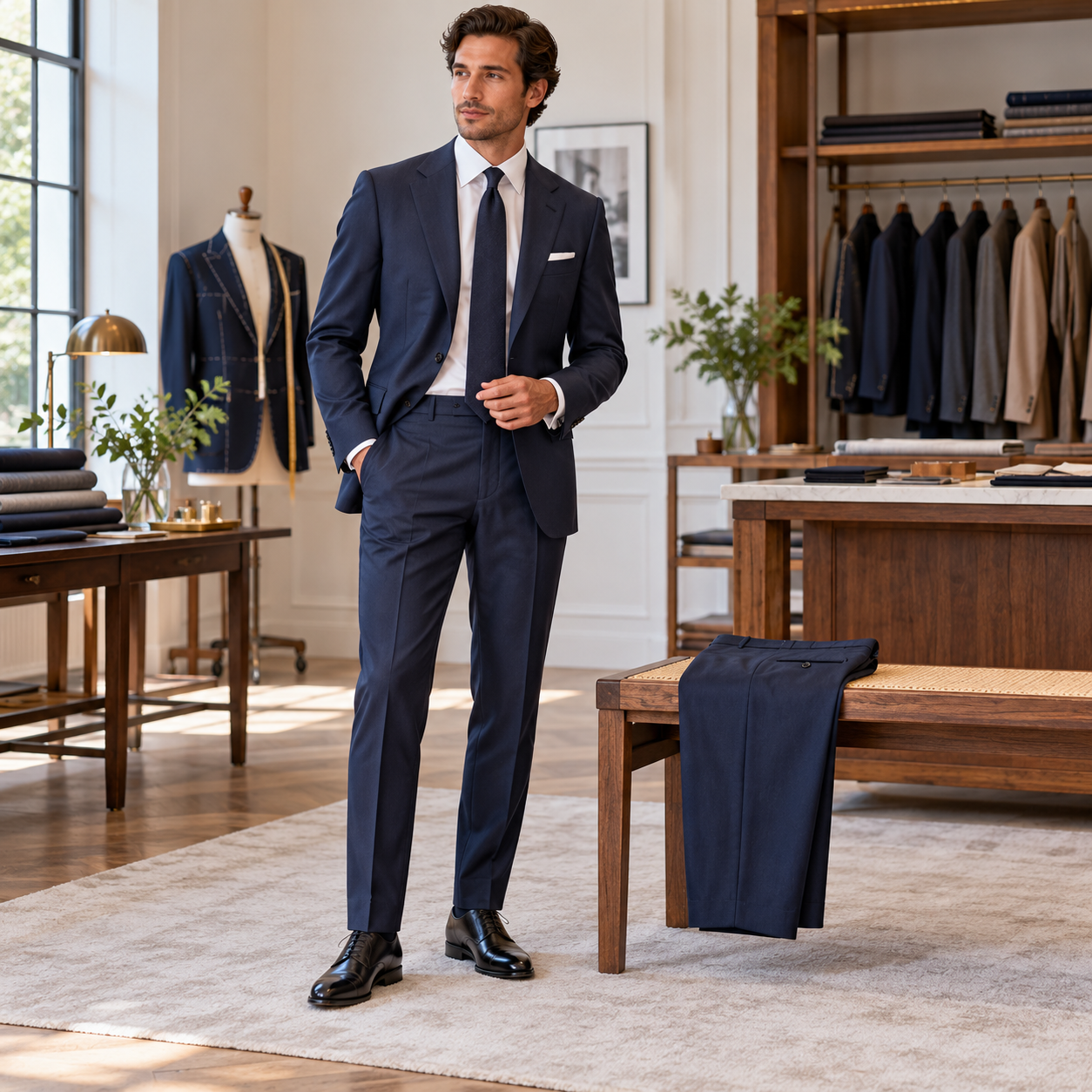 The Classic Package — made-to-measure outfit with extra trouser or vest from The Alex Fashion House Phuket